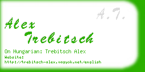 alex trebitsch business card